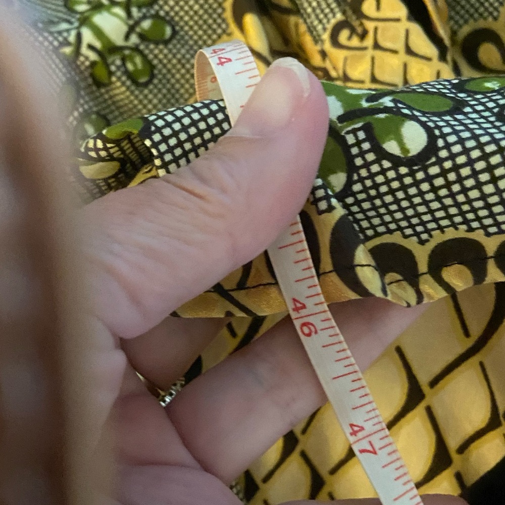 African inspired from DC boutique, vibrant gold and black Jacket Dress XL NWOT - Picture 10 of 10